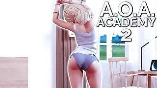 A.O.A. Academy #02 - Checking out hot, tattoed Valery